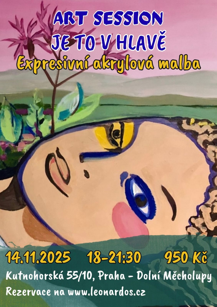 Art Session Expresivní akrylová malba - JE TO V HLAVĚ