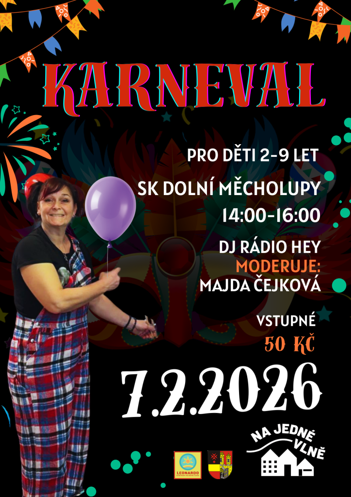 Karneval pro děti se blíží