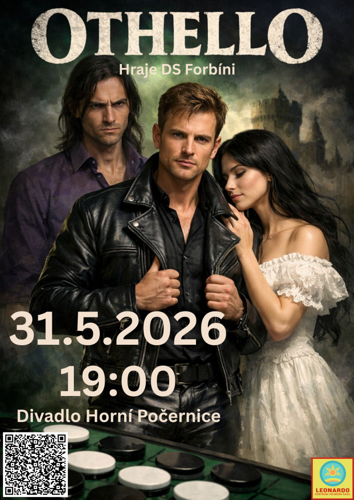 Forbíni míří na prkana divadla se svým prvním Shakespearem OTHELLO, MUŽ V ČERNÉ KŮŽI