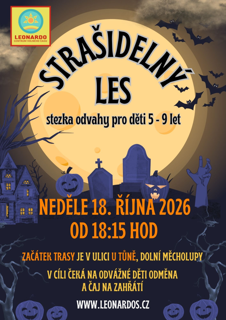 Tradiční Strašidelný les se blíží