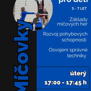 Hledáme malé talenty pro Míčové hry