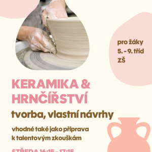 Volná místa na keramice starších dětí