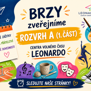 Pracujeme intenzivně na rozvrhu  pro školní rok 2026/2027