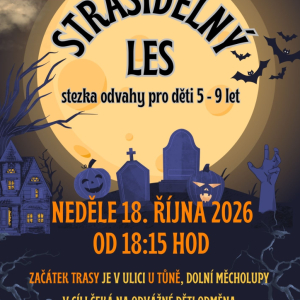 Tradiční Strašidelný les se blíží