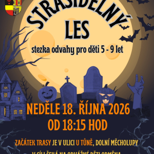 Tradiční Strašidelný les se blíží